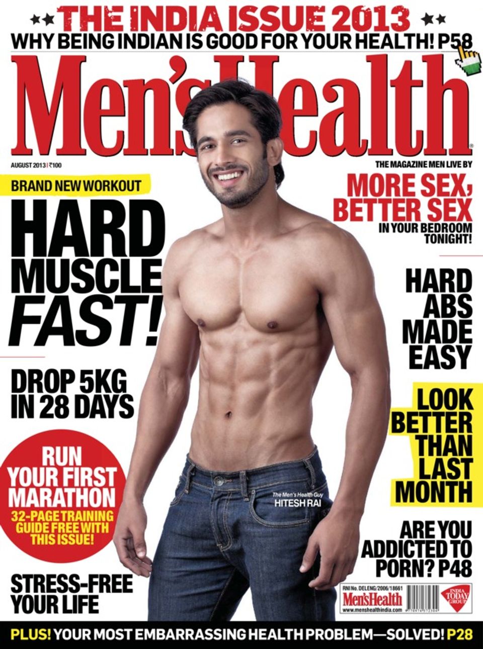 Men's Health IndiaAugust 2013 Magazine Get your Digital Subscription